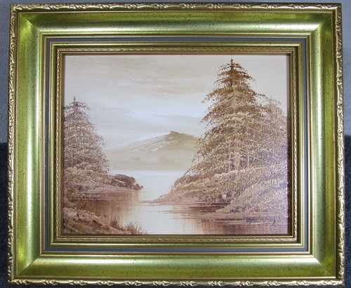 Lovely vintage framed oil - lovely,