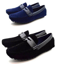 Mens saddle loafers slip - saddle,