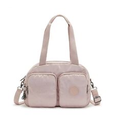 Kipling COOL DEFEA Medium Shoulder Bag - Pink Flow Embossed RRP £93