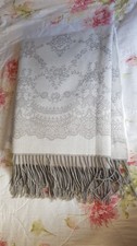 Laura Ashley Fringed Blanket
