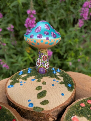 Mushroom fairy house - fairy, with