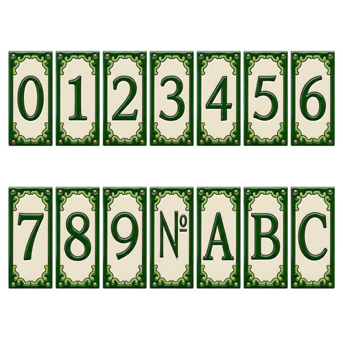 Jacho green ceramic house - green,