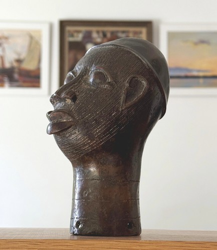 Benin bronze head early - -, to