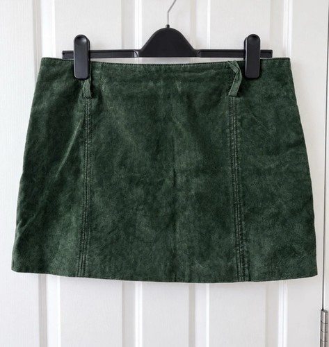Zara woman forest green suede - zara,