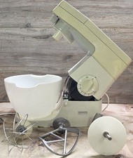 Kenwood Chef KM200 Stand Mixer & 3x Accessories Vintage Tested Made In GB