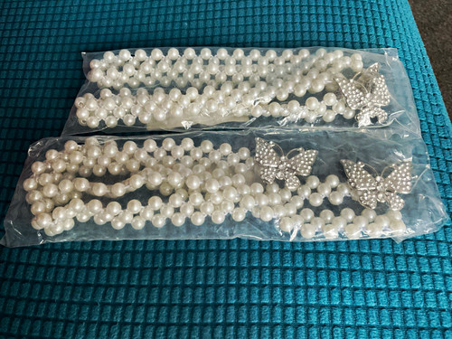 Sets pearl beaded - 2, curtain