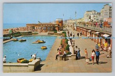 R787471 Brighton. Boating Pool and Sea Front. The Photographic Greeting Card. Lo