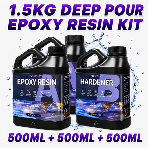 5kg deep pour - 1.5kg, epoxy