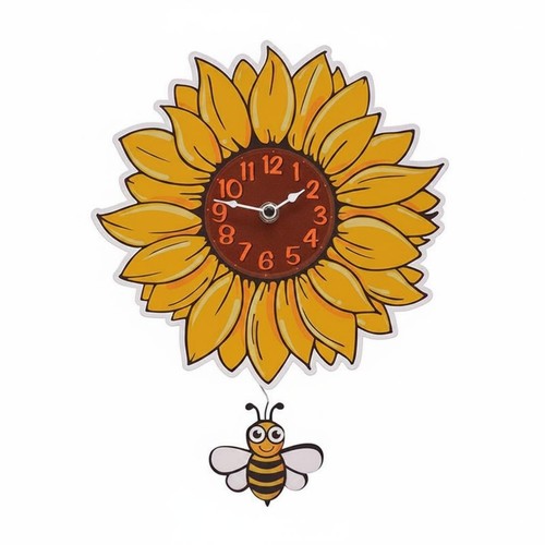 Daisy pendulum wall clock - wall,