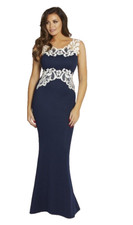 Jessica Wright Navy Cream Maxi