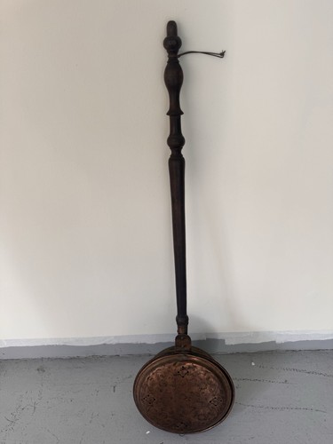 Antique copper bed - , warmer