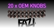 20 x BLACK KNOBS OEM DJ MXER