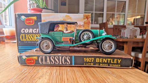 Corgi 9001 1927 bentley 3 - corgi, **