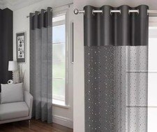 Grey Silver Glitz Sequins Dot