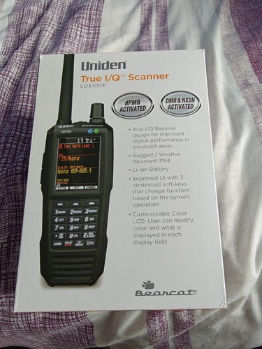 Scanner radio uniden sds - scanner, 100