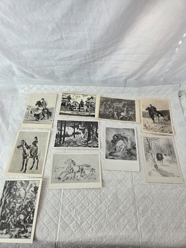 Vintage postcards lot russian - lot,