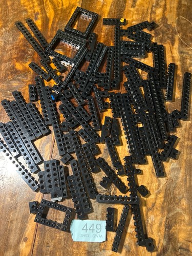 100x vintage black lego - vintage,