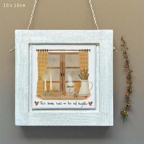 Wooden hanging rustic cottage - wooden,
