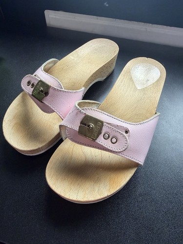 Vintage scholl pink leather - pink,