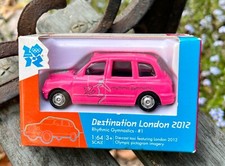 Official London Olympics 2012 Corgi Taxi Pink Rhythmic Gymnastics #1, New, Boxed