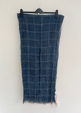 John Lewis Scarf Blue Check