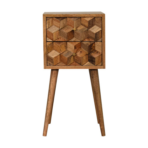 Bedside table solid mango wood - bedside,