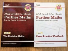 CGP AQA Level 2 Certificate Further Maths Revision Guide Exam Practice Workbook
