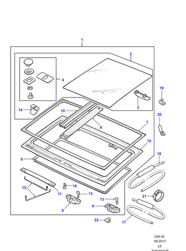 Land rover hinge - hinge, remove