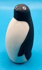 HIGHBANK PORCELAIN  STUDIO POTTERY PENGUIN FIGURINE MADE IN SCOTLAND.