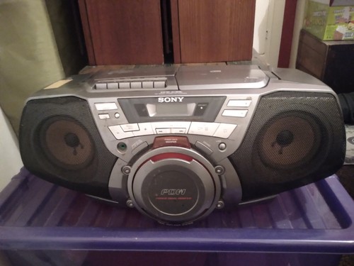 Sony ghetto blaster boom box - boom,
