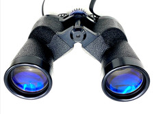 Vintage Hilkinson Ascot 10x50 Field 7 Wide Angle Binoculars