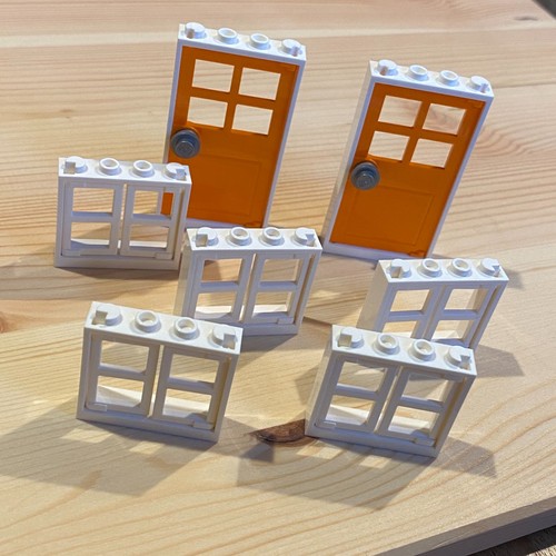 Lego doors and - doors, windows