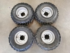 Apache Quad Bike Wheels 100 Cobra 8 x 5.5 T 20+All terrain Dirt tyres Full Set
