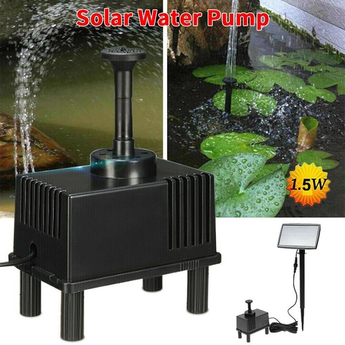 Solar power water pond filter - water,