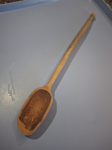 Antique hand carved wooden - hand,