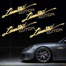 4Pcs Gold Limited Edition Car