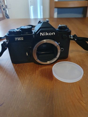 Vintage nikon fm2 black camera - vintage,