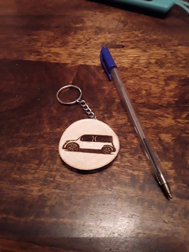Nissan cube handmade - key, ring