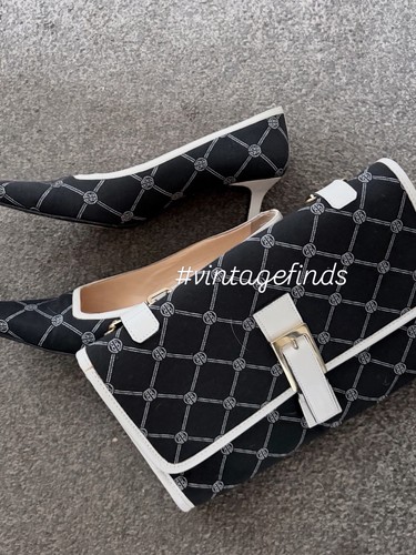 Vintage kurt geiger black and - kurt,