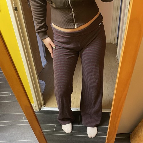Superdry burgundy wide leg - superdry,