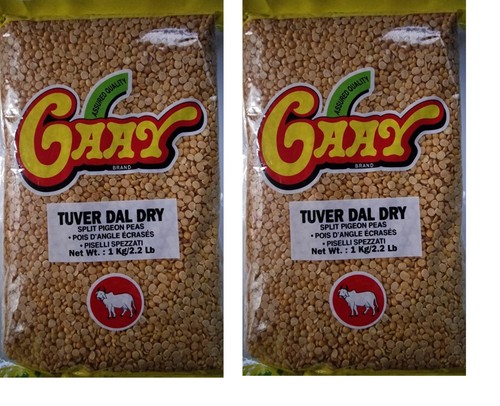 Gaay toor dal 1kg split - toor, 1kg–split