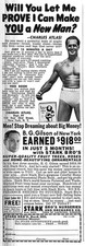 1952 Advert CHARLES ATLAS