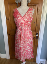 Dress by KALIKO Orange & Cream Floral Size 14