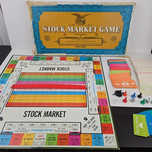 Vintage stock market - vintage, board