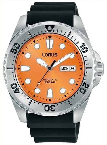 Men lorus black silicone - black,
