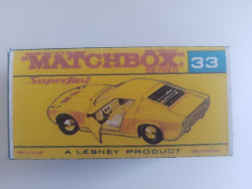 Matchbox no33 lamborghini - matchbox,