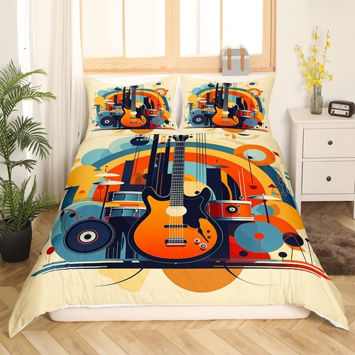 Guitar bedding set twin - bedding,