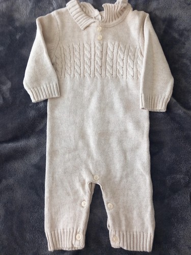 Baby boys knitted romper - baby, in