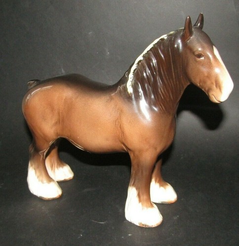 English earthenware horse - english,