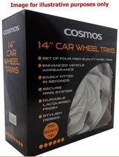 4x 14" Silver Wheel Trims /